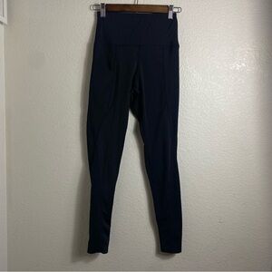 Sports Wear Black Leggings Size: M